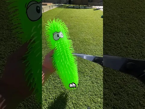 O pequeno squishy ficou gigante, e Mia ficou chocada ao ver!🤯😊