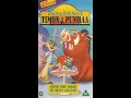 Download Lagu Opening to Dining Out with Timon and Pumbaa UK VHS (1997)