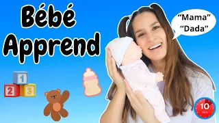 french baby learning educational video first words milestones nursery rhymes for babies