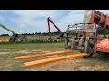 Wolverine Fork Extensions On JLG Telehandler Forklift