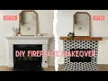 DIY tile fireplace makeover fireplace makeover DIY fireplace tile replacement tile fireplaace