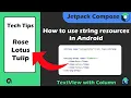 How to use String Resources in Android Jetpack Compose
