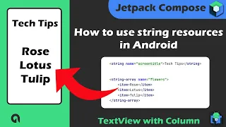 How to use String Resources in Android Jetpack Compose