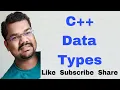 Data Types in C Primitive User Defined Derived Data Types in CPP int float double char