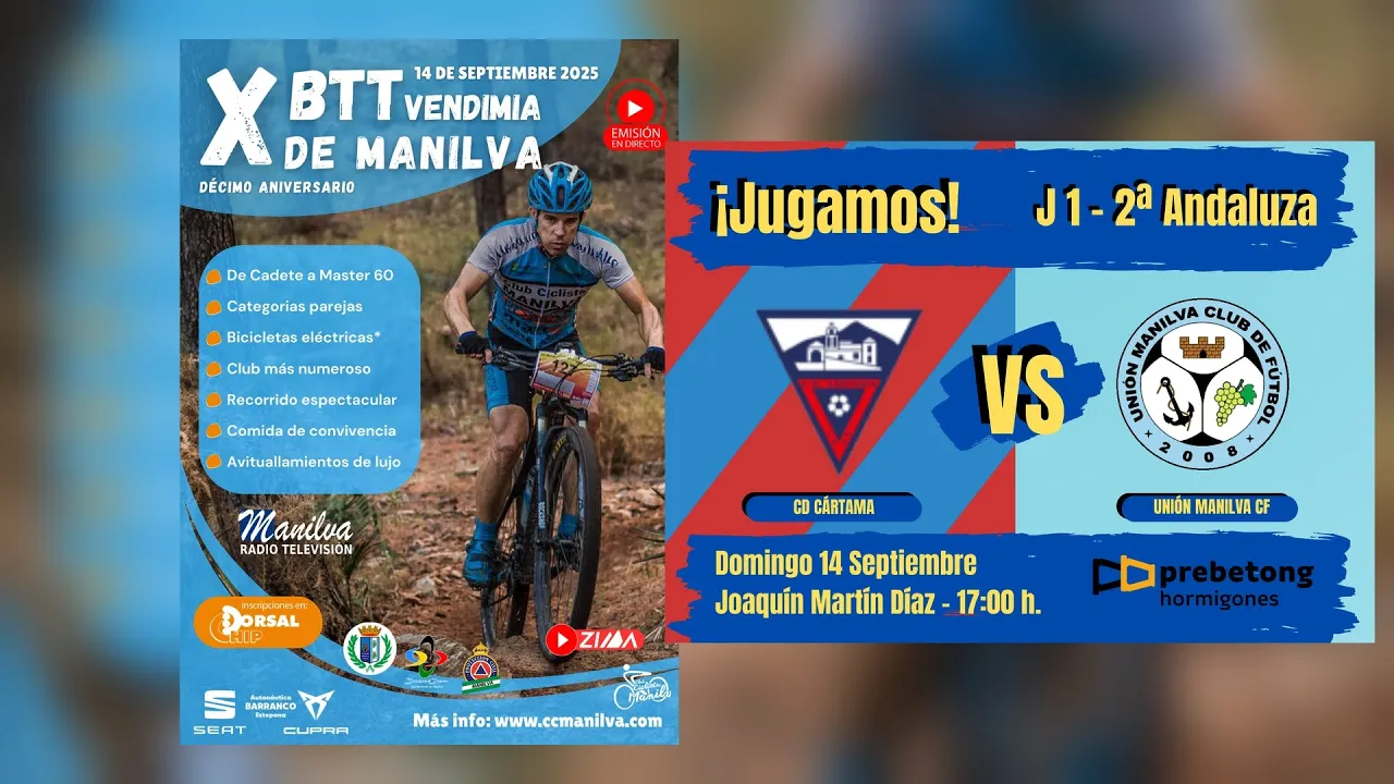 Agenda deportiva – 12 septiembre 2025