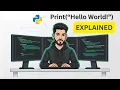 How print Hello World REALLY Works Python Full Course Lec 04 CodeWithFarhanAkhtar
