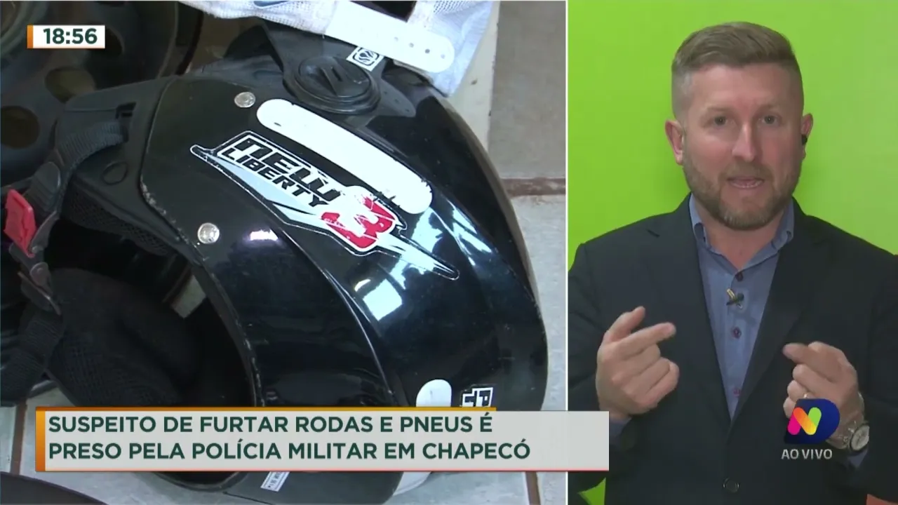 Polícia prende suspeito de furtar pneus, em Chapecó