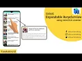 Expandable Recycler View - Android Studio RecyclerView