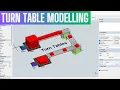 How to create turn table in flexsim simulation Flexsim tutorials Step by step guide DES course