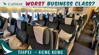 Cathay Pacific Regional Business Class Is It Really That Bad Taipei to Hong Kong