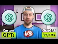 Custom GPTs vs ChatGPT Projects What Should You Use
