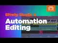 Automation Editing in Bitwig Studio 6