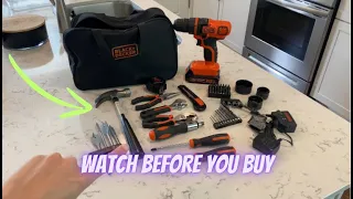 BLACK DECKER Drill Home Tool Kit REVIEW