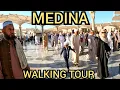 Download Lagu Medina Walking Tour Inside Masjid Al Nabawi and Downtown | Saudi Arabia 2025