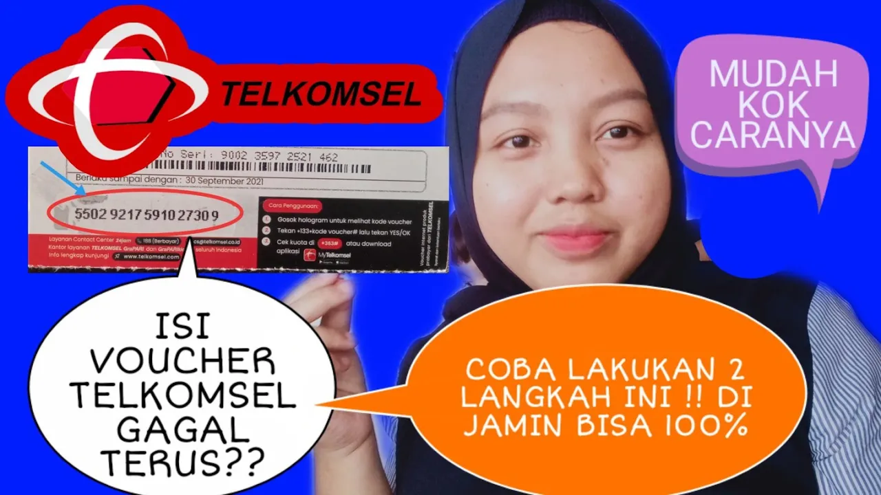 Telkomsel 4G - Cara Mengatasi Isi Voucher Telkomsel Yang Gagal! Bisa Juga Di Terapkan Operator Lain!