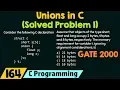 Unions in C Solved Problem 1