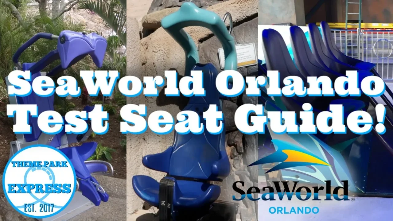 Test Seat Guide: SeaWorld Orlando | How I Fit In All Test Seats For All Major Attractions