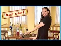 HOW TO SET UP THE PERFECT BAR CART