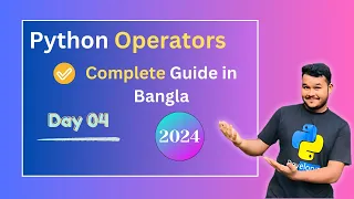 Complete Guide to Python Operators Day 04