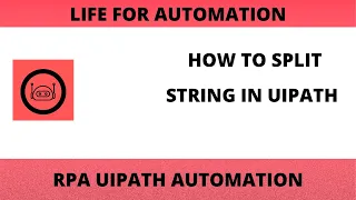 How to Split string in uipath