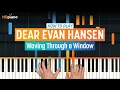 How to Play Waving Through a Window from Dear Evan Hansen piano Part 1 Piano Tutorial