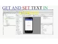 Get Text and Set Text in android studio