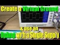 How to use an opamp with a single supply