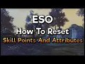 How To Reset Skill Points And Attributes - All Alliances