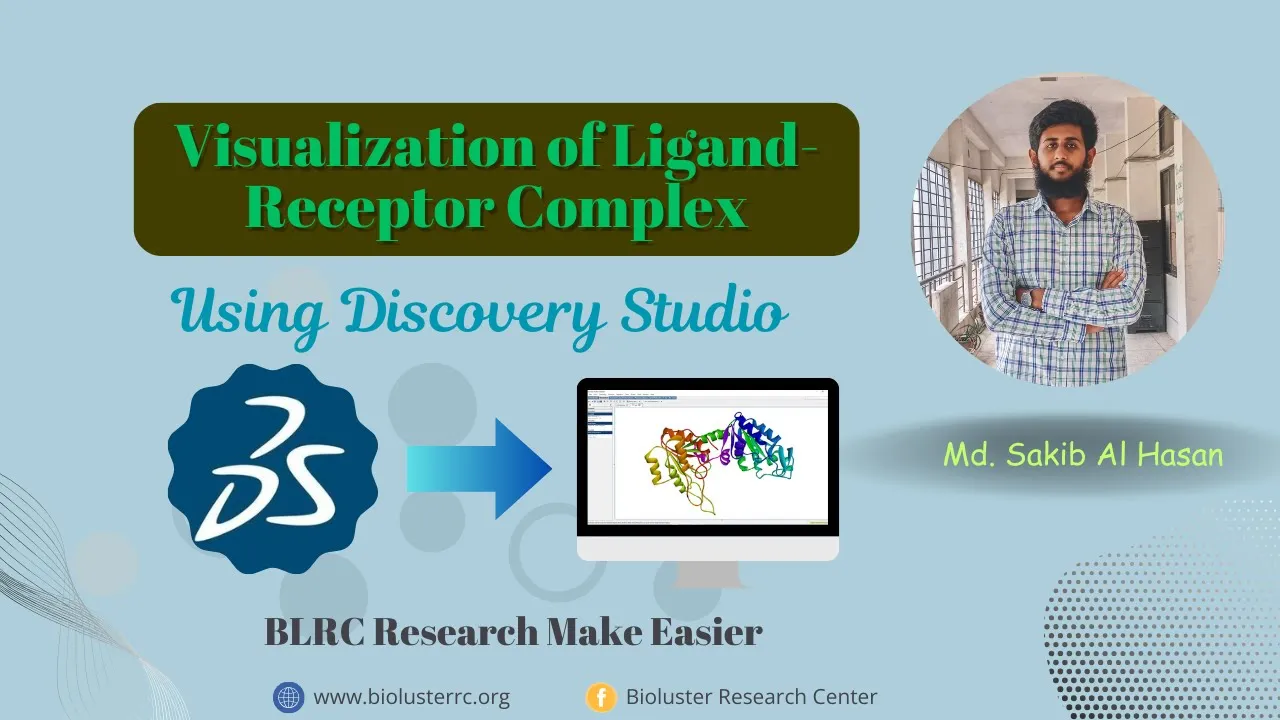 Visualization of Ligand - Receptor Complex||Discovery Studio||Instructed By Md. Sakib Al Hasan