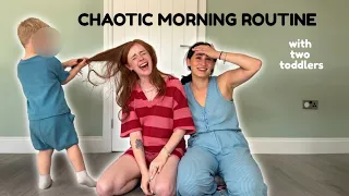 OUR CHAOTIC MORNING ROUTINE WITH TWO TODDLERS 😅 ad