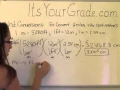 How to do Unit Conversions
