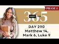 Day 290 Matthew 14 Mark 6 Luke 9 Daily One Year Bible Study Bible Reading w Commentary