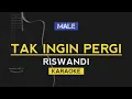 Download Lagu Tak Ingin Pergi - Riswandi (Karaoke)