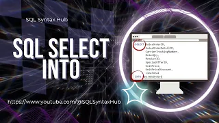 SQL Select Into Statement Structured Query Language