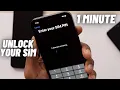 How to Unlock Sim Card Sim locked by Pin Code or PUK Code
