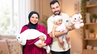 بيبي جديد👶في عيلتنا لحظات مؤثرة🥹