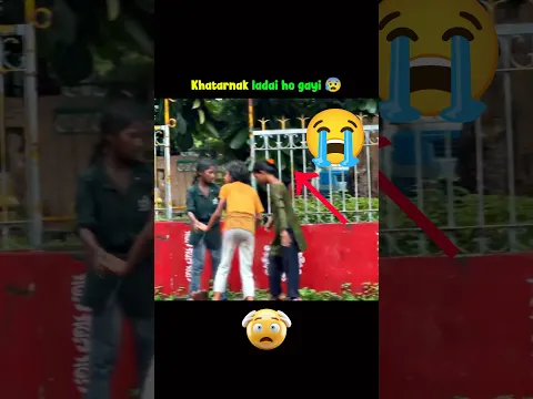 Raste mein khatarnak ladai ho gayi 😰#souravjoshivlogs #youtubeshorts #shorts #viral #treanding #new