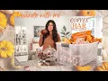 Cozy Fall Coffee Bar Styling Ideas Kitchen Decorate With Me
