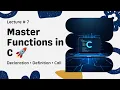 Functions in C for beginners