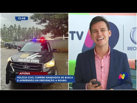 Polícia Civil cumpre mandados de busca e apreensão em prevenção de roubo