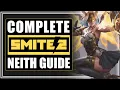 SMITE 2 NEITH GUIDE Master Neith - Abilities Roles and Builds Explained