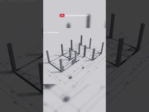 Diseño y plano de casa 10x6 metros 🏡
