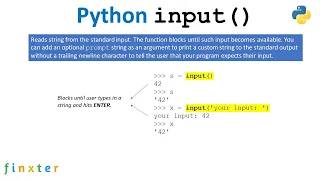 Python input Function 6-Minute Primer