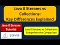Java 8 Streams vs Collections Key Differences Explained Java 8 streams Streams in Java 8