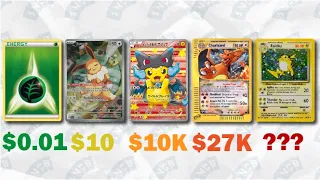 Every Pokemon Card Price Bracket Explained in 14 Minutes