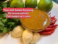 How to make Thai Chili Salad Dressing Nam Yum Dipping Sauce Great for Meats Seafood Veggies