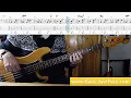 Peter Frampton Show me the way Bass Cover Tabs Score Notation Chords Transcription