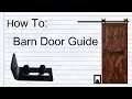 How to Setup Barn Door Bottom Guide With your Barn Door