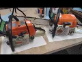 Ported saw Shootout MS362 vs 034 super