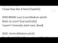 my audition for Luci